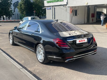 2019 Mercedes-Benz Maybach S-Класс 560 I (X222) Рестайлинг, чёрный, 6500000 рублей, вид 4