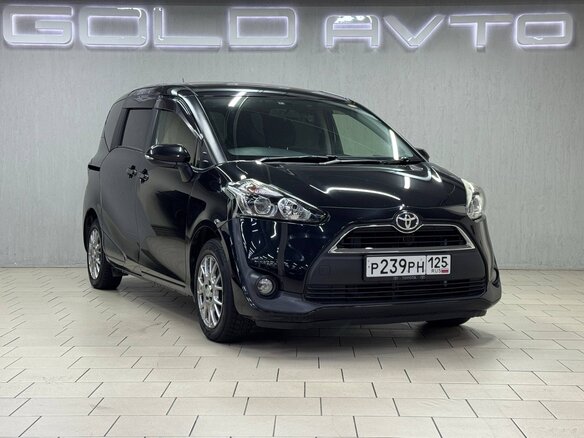 2018 Toyota Sienta II, чёрный, 1390000 рублей - вид 2