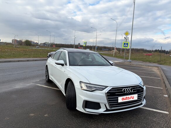 2020 Audi A6 45 TFSI V (C8), белый, 5000000 рублей - вид 2
