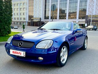2001 Mercedes-Benz SLK-Класс 230 I (R170) Рестайлинг, синий, 1750000 рублей, вид 1
