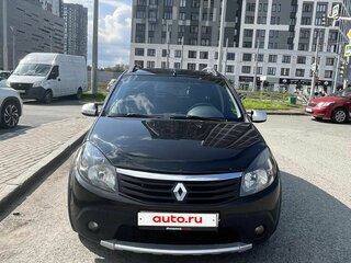 2012 Renault Sandero Stepway I, чёрный, 580000 рублей, вид 1