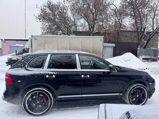2008 Porsche Cayenne Turbo I Рестайлинг (957), чёрный, 1700000 рублей, вид 3