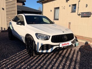 2021 Mercedes-Benz GLC Coupe 300 d I (C253) Рестайлинг, белый, 5300000 рублей, вид 3