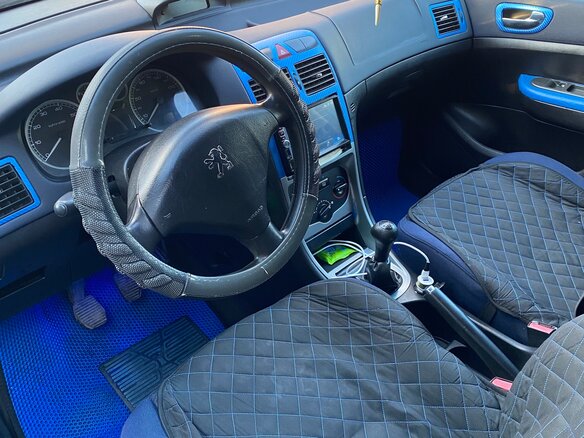 2002 Peugeot 307 I, синий, 228000 рублей - вид 5