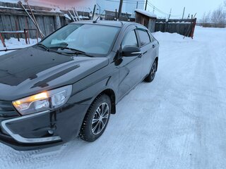 2018 Lada (ВАЗ) Vesta I, чёрный, 940000 рублей, вид 1