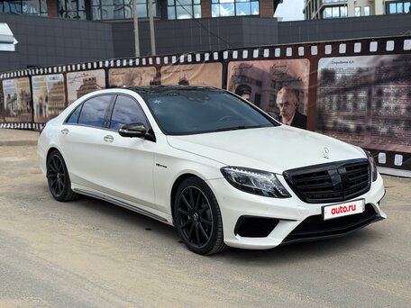2014 Mercedes-Benz S-Класс AMG 63 AMG Long III (W222, C217), белый, 4940000 рублей, вид 4