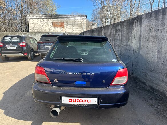 2000 Subaru Impreza WRX II, синий, 890000 рублей - вид 9