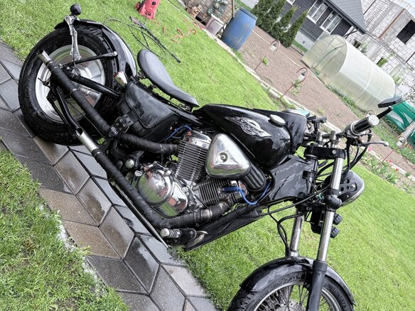 1997 Honda Steed 400, чёрный, 249000 рублей - вид 5