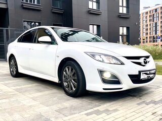 2012 Mazda 6 II (GH) Рестайлинг, белый, 980000 рублей, вид 1