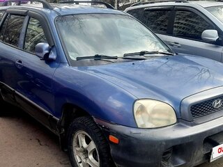 2001 Hyundai Santa Fe I, синий, 450000 рублей, вид 1