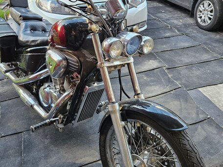 1995 Honda Steed 600, чёрный, 320000 рублей, вид 1