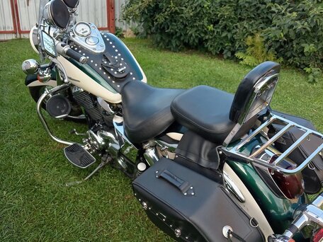 1997 Honda Shadow 400, зелёный, 415000 рублей, вид 1