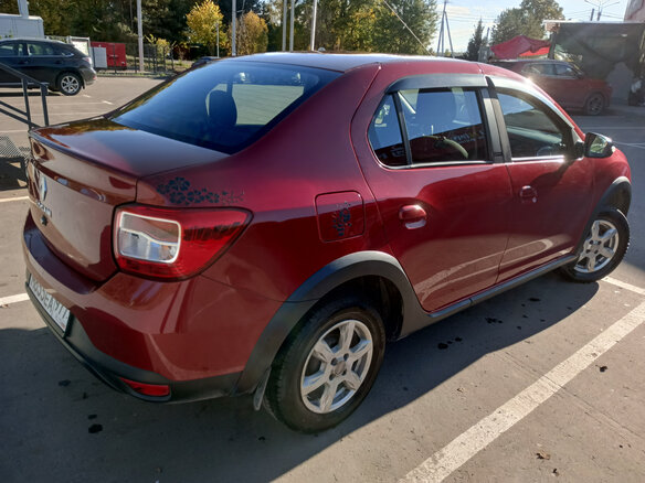 2019 Renault Logan Stepway II Рестайлинг, красный, 1250000 рублей - вид 2