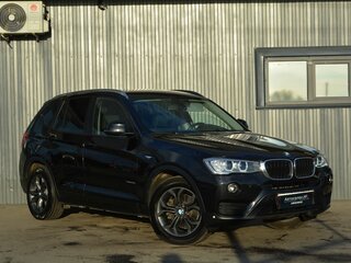 2017 BMW X3 20i xDrive II (F25) Рестайлинг, чёрный, 2459888 рублей, вид 4