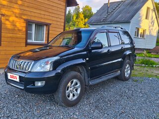 2008 Toyota Land Cruiser Prado 5-speed 120 Series Рестайлинг, чёрный, 1870000 рублей, вид 1
