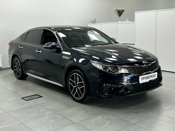 2019 Kia Optima IV Рестайлинг, синий - вид 1