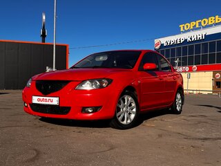 2007 Mazda 3 I (BK) Рестайлинг, красный, 600000 рублей, вид 2