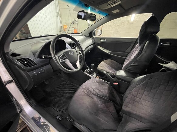 2012 Hyundai Solaris I, серебристый - вид 8