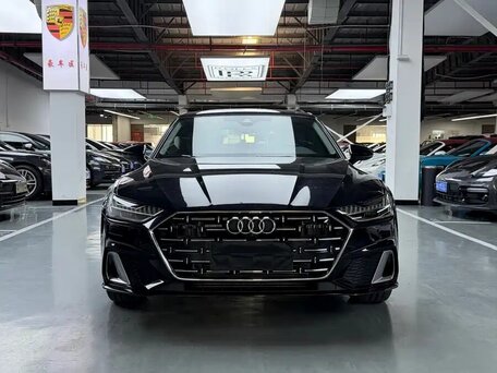 2024 Audi A7 L 45 TFSI II (4K), чёрный, 4252000 рублей, вид 2