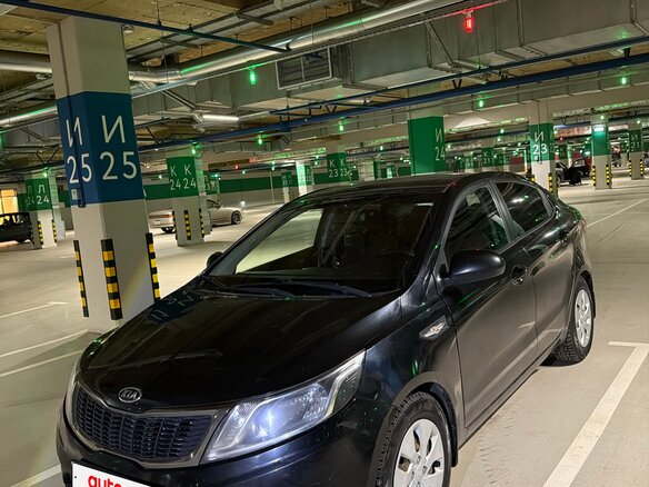 2012 Kia Rio III, чёрный, 750000 рублей - вид 1
