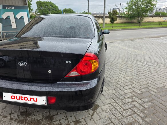 2008 Kia Spectra I Рестайлинг 2, чёрный, 189000 рублей - вид 5