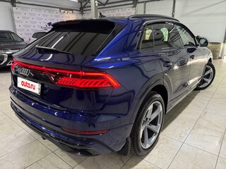 2019 Audi Q8 45 TDI I (4M), синий, 6340000 рублей, вид 4
