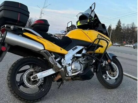 2004 Suzuki V-Strom 1000, жёлтый, 450000 рублей, вид 2