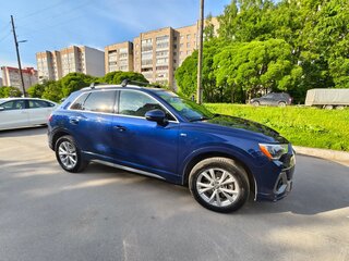2020 Audi Q3 45 TFSI II (F3), синий, 3450000 рублей, вид 3