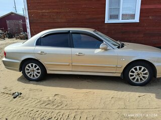 2006 Hyundai Sonata ТагАЗ IV (EF) Рестайлинг, бежевый, 430000 рублей, вид 2