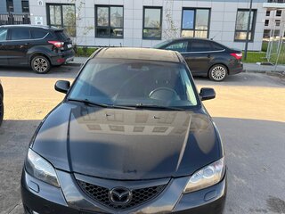 2007 Mazda 3 I (BK) Рестайлинг, чёрный, 550000 рублей, вид 3