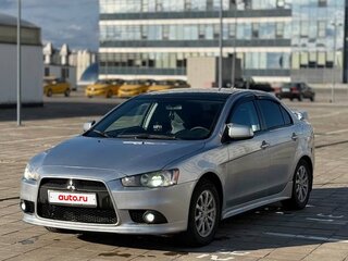 2011 Mitsubishi Lancer X Рестайлинг, серебристый, 660000 рублей, вид 1