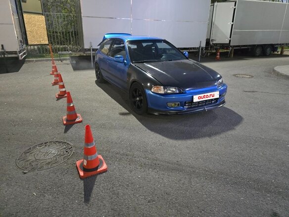 1993 Honda Civic V, синий, 800000 рублей - вид 4