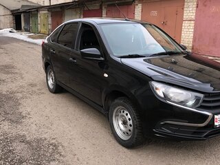 2018 Lada (ВАЗ) Granta I Рестайлинг, чёрный, 595000 рублей, вид 3