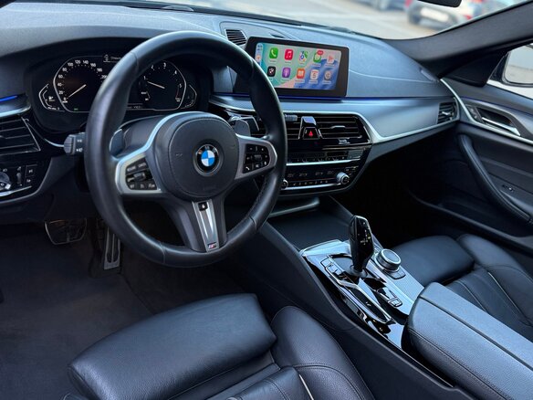 2020 BMW 5 серии 520d xDrive VII (G30/G31/G38) Рестайлинг, серый - вид 12