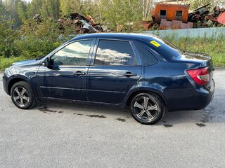 2013 Lada (ВАЗ) Granta I, синий, 195000 рублей, вид 3