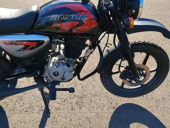 2022 Bajaj Boxer BM 150X, чёрный, 100000 рублей - вид 4