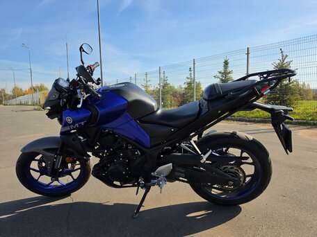 2020 Yamaha MT-03, синий, 540000 рублей, вид 3