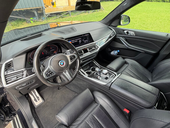 2019 BMW X7 40i I (G07), синий, 6530000 рублей - вид 9
