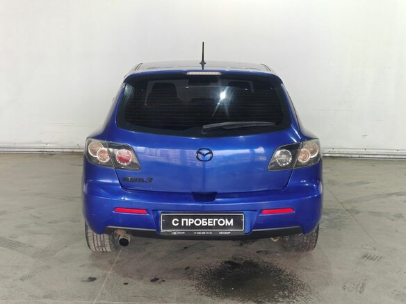 2007 Mazda 3 I (BK) Рестайлинг, синий - вид 4