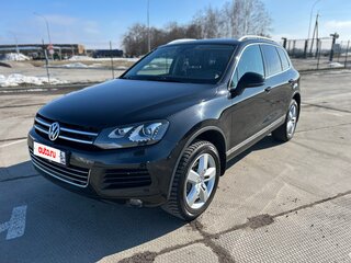 2012 Volkswagen Touareg II, чёрный, 2260000 рублей, вид 4