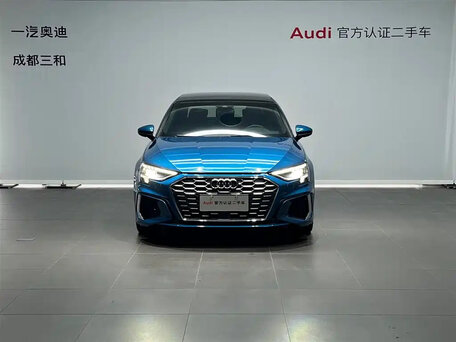 2022 Audi A3 35 TFSI IV (8Y), синий, 2250000 рублей, вид 2
