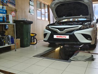 2019 Toyota Camry US Market VIII (XV70), белый, 2350000 рублей, вид 5