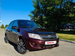 2014 Lada (ВАЗ) Granta I, пурпурный, 420000 рублей, вид 3