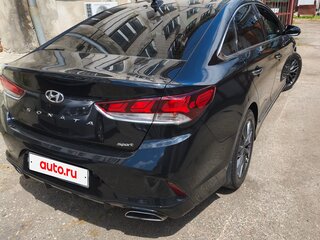 2018 Hyundai Sonata VII (LF) Рестайлинг, чёрный, 1660000 рублей, вид 5