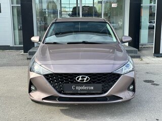 2021 Hyundai Solaris II Рестайлинг, коричневый, 1470000 рублей, вид 4