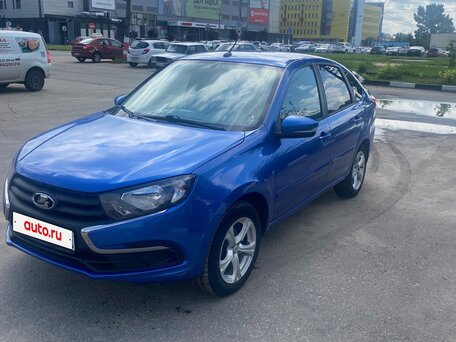 2021 Lada (ВАЗ) Granta I Рестайлинг, синий, 900000 рублей, вид 1