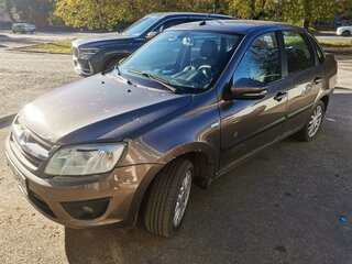 2015 Lada (ВАЗ) Granta I, коричневый, 365000 рублей, вид 1