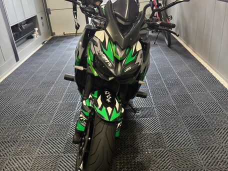 2019 Kawasaki Z 1000, зелёный, 1300000 рублей, вид 4