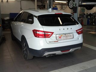 2018 Lada (ВАЗ) Vesta SW I, белый, 906000 рублей, вид 4