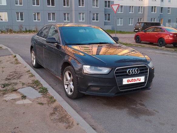 2013 Audi A4 IV (B8) Рестайлинг, чёрный, 890000 рублей - вид 2